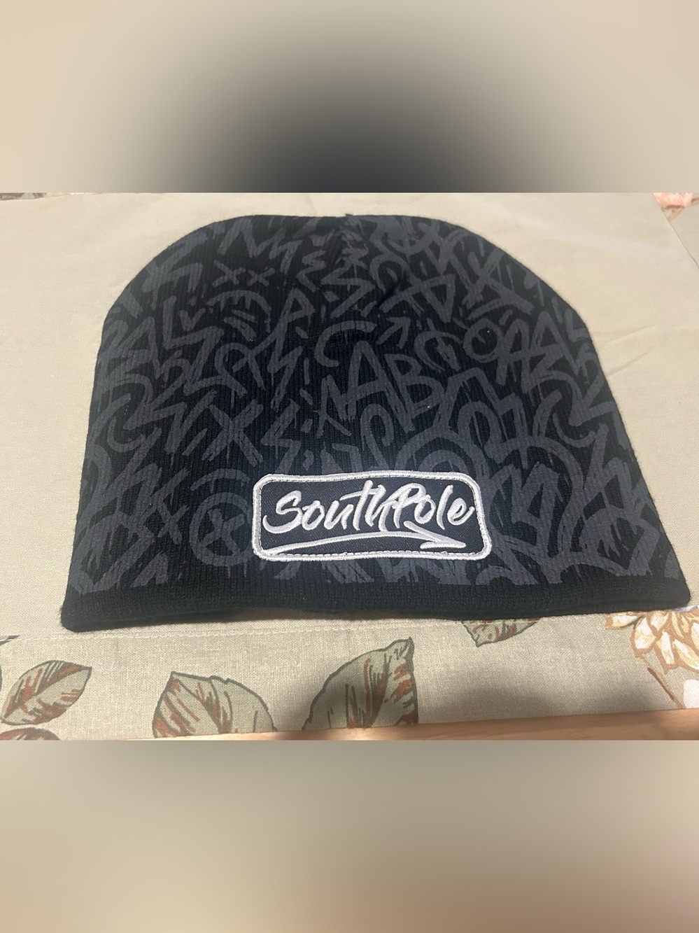 NWOT South Pole Graffiti Knit Beanie